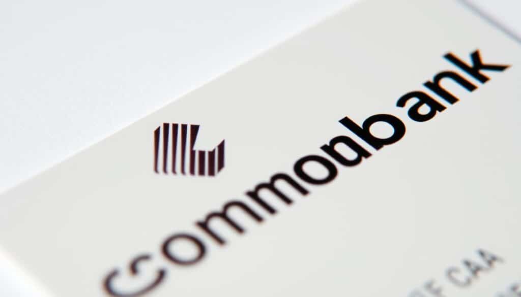 A close-up high-resolution photograph of a personal identification document from the Commonwealth Bank of Australia (CommBank), featuring the official logo and branding. The document is displayed in crisp focus, with a clean, professional aesthetic. The lighting is natural, with subtle shadows adding depth and texture. The angle is slightly angled to showcase the document's details clearly. The background is plain and uncluttered, allowing the ID card to be the focal point. The overall mood is one of authority, reliability, and financial trustworthiness, reflecting the subject matter of the article. A close-up high-resolution photograph of a personal identification document from the Commonwealth Bank of Australia (CommBank), featuring the official logo and branding. The document is displayed in crisp focus, with a clean, professional aesthetic. The lighting is natural, with subtle shadows adding depth and texture. The angle is slightly angled to showcase the document's details clearly. The background is plain and uncluttered, allowing the ID card to be the focal point. The overall mood is one of authority, reliability, and financial trustworthiness, reflecting the subject matter of the article.