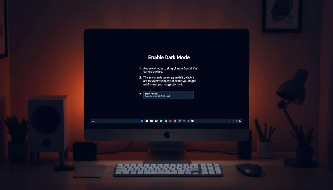 How to enable dark mode?