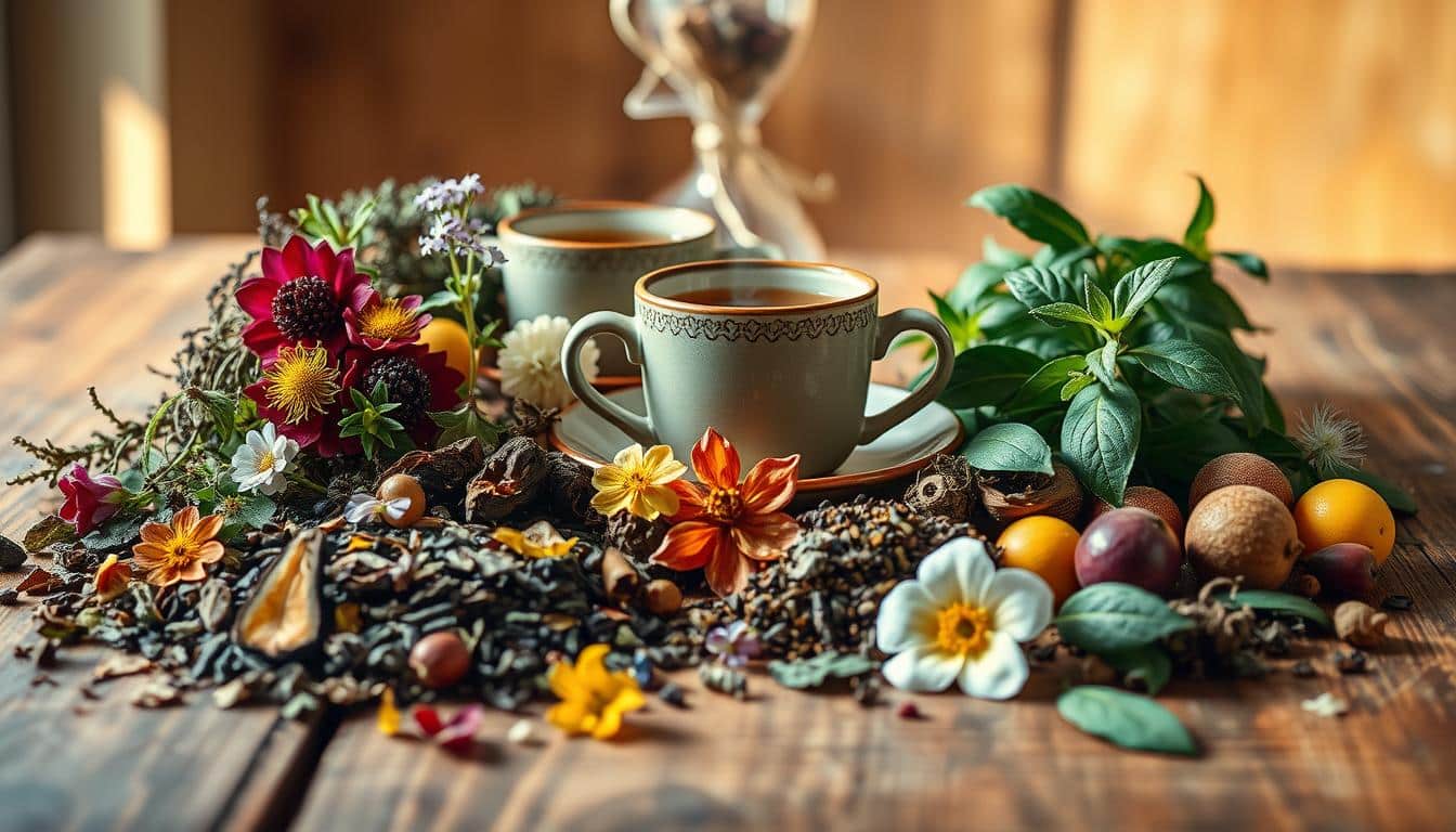 Natural teas to improve skin