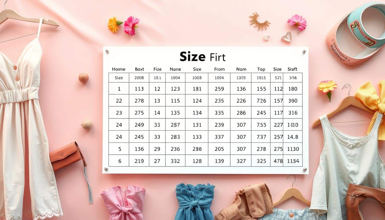 shein sizing chart